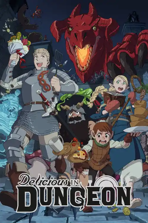 Download Delicious in Dungeon (Season 1) Multi Audio {Hindi English Japanese} Anime Series 480p 720p & 1080p WEB DL 4 delicious in dungeon season 1