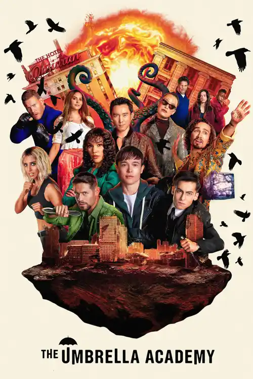 Download The Umbrella Academy – Season 4 (2024) Dual Audio {Hindi English} WEB Series 480p | 720p | 1080p WEB DL 24 the umbrella academy season 4 2024